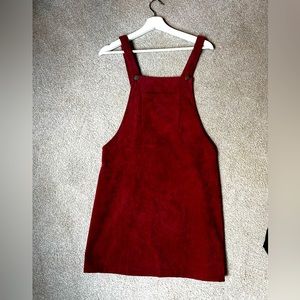 Corduroy overall dress